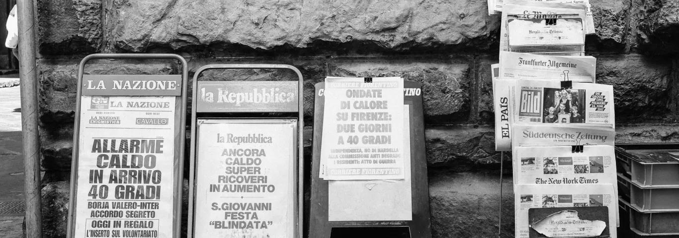 newspaper kiosk